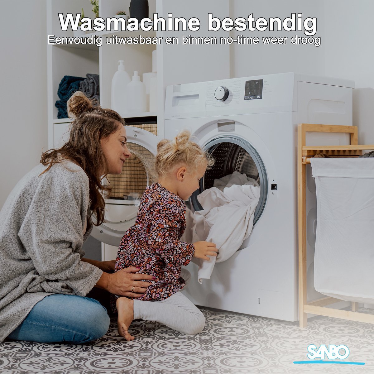 Sanbo Elektrische Deken - Wasmachinebestendig - Onderdeken - 150 x 80 cm - 7 Standen - Met Hoekelastieken - 1 Persoons - SANBO Sports