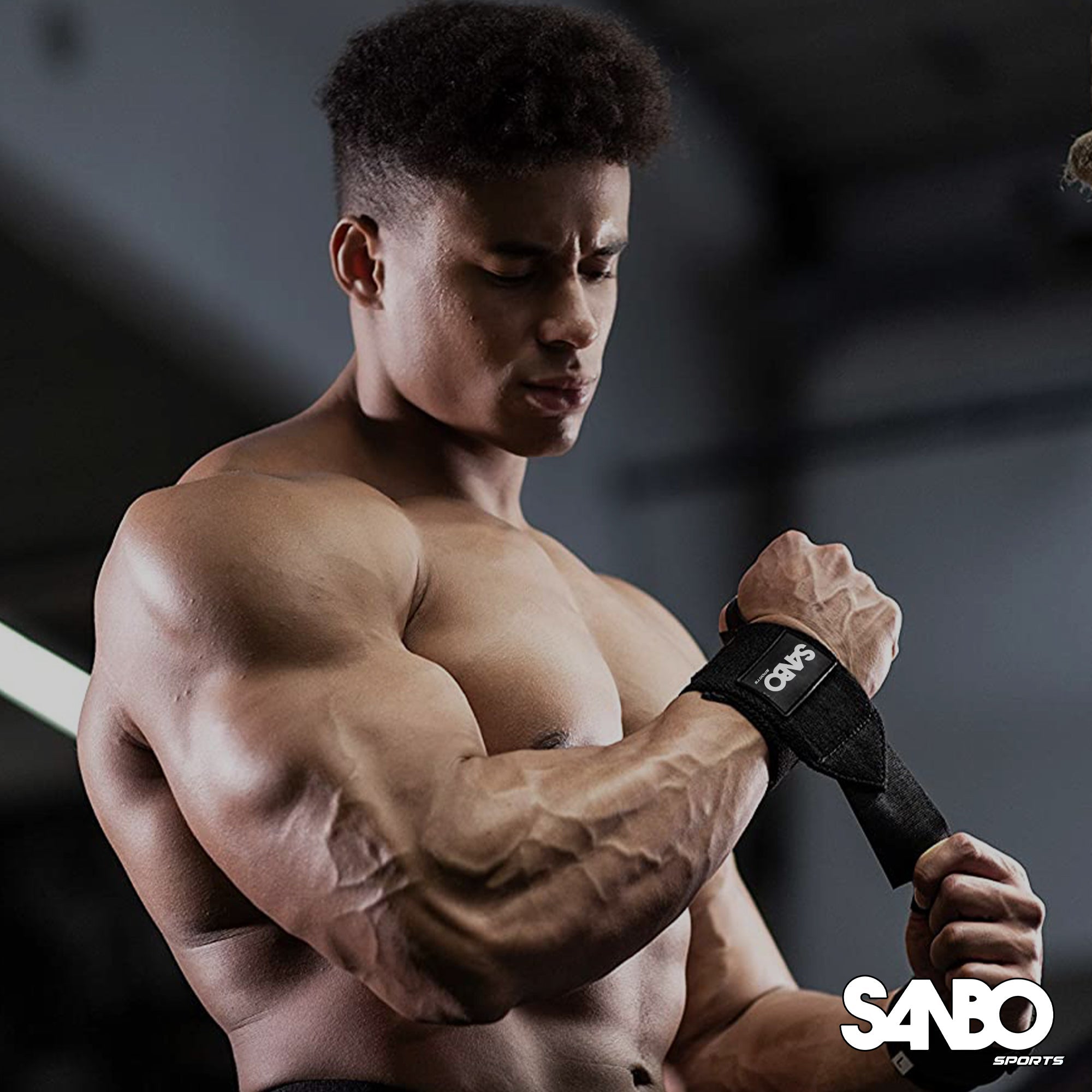 Sanbo 2x Fitness & CrossFit Polsbanden - Wrist Wraps Elastisch - SANBO Sports