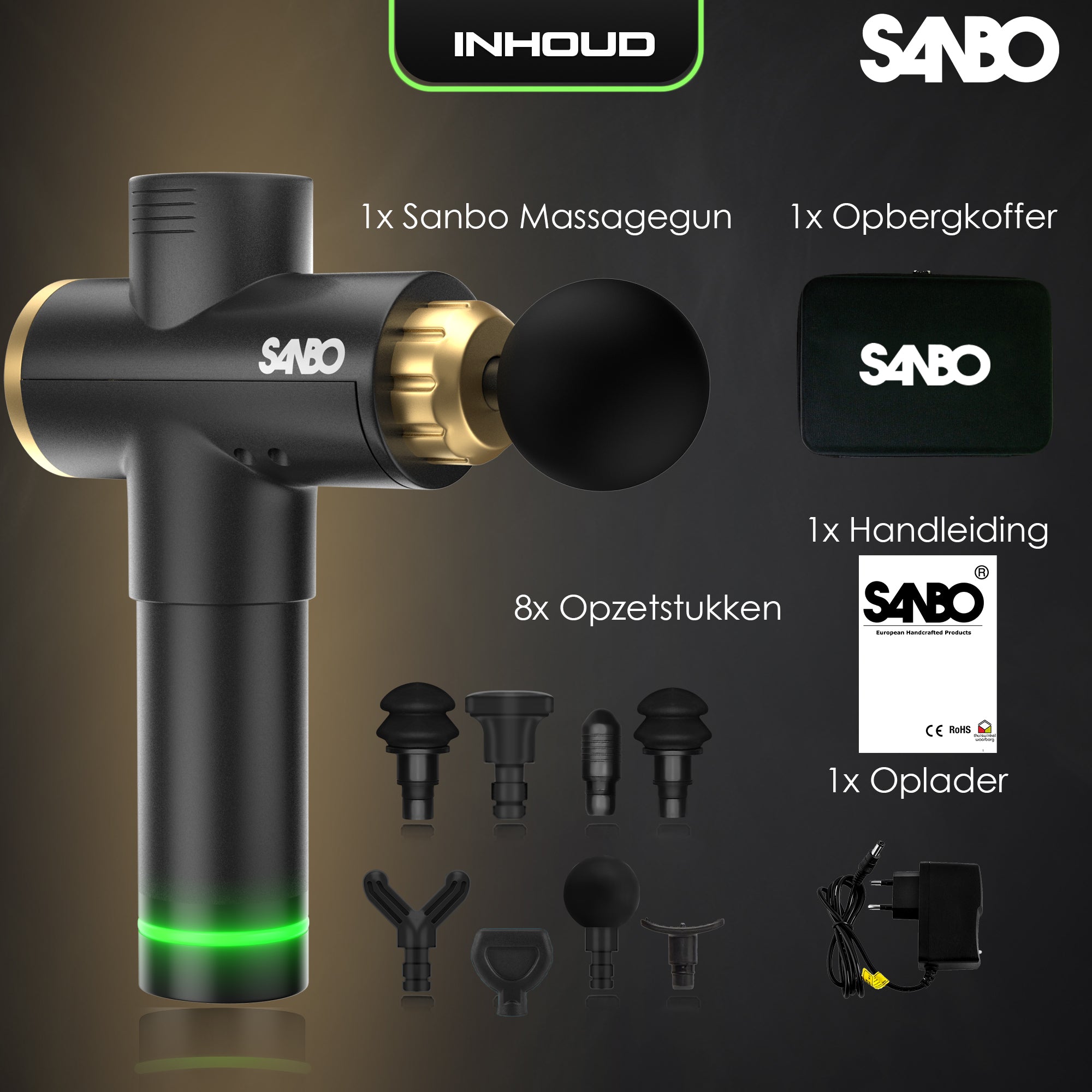 SANBO Massage Gun Elite - SANBO Sports