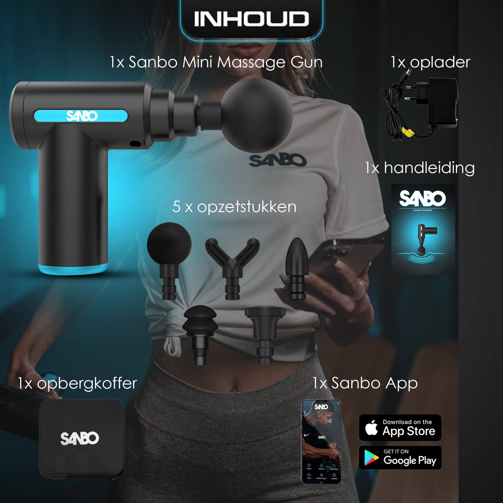 SANBO Massage Gun Mini - SANBO Sports