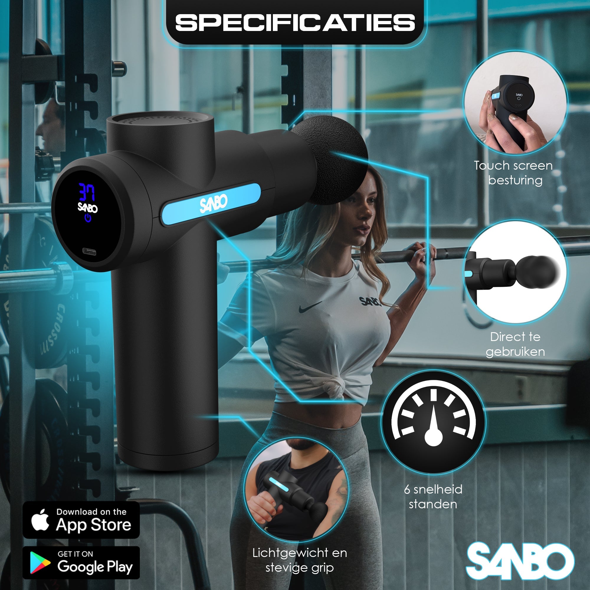 Sanbo Massage Gun Mini - Generation 2 - SANBO Sports