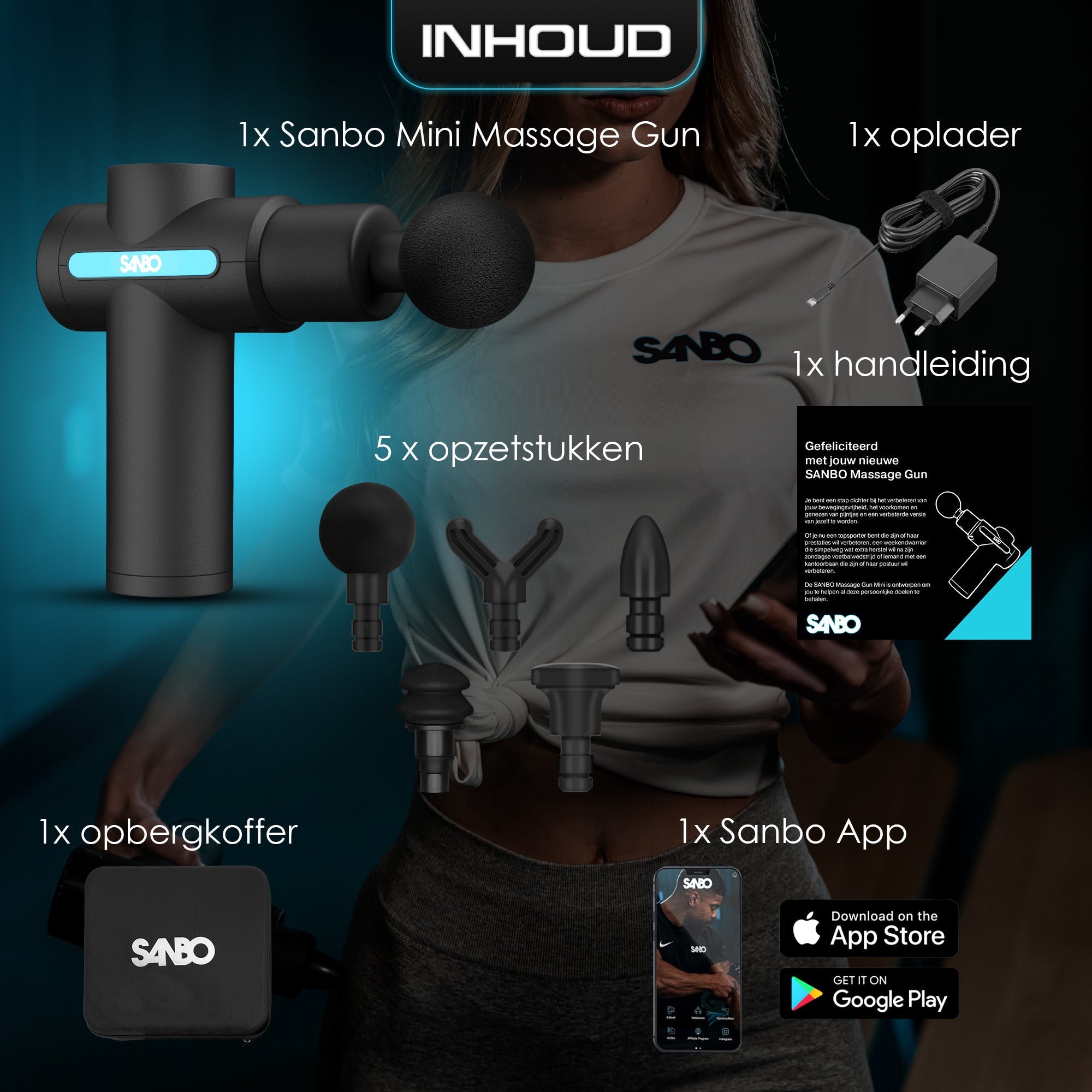 Sanbo Massage Gun Mini - Generation 2 - SANBO Sports