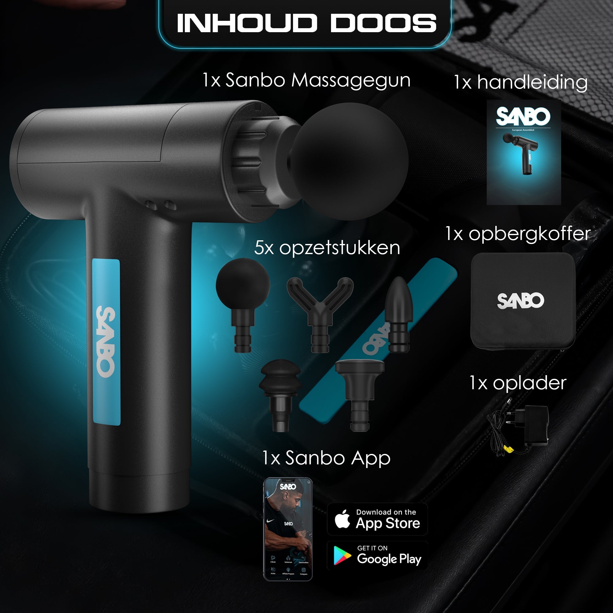 SANBO Massage Gun Prime - SANBO Sports