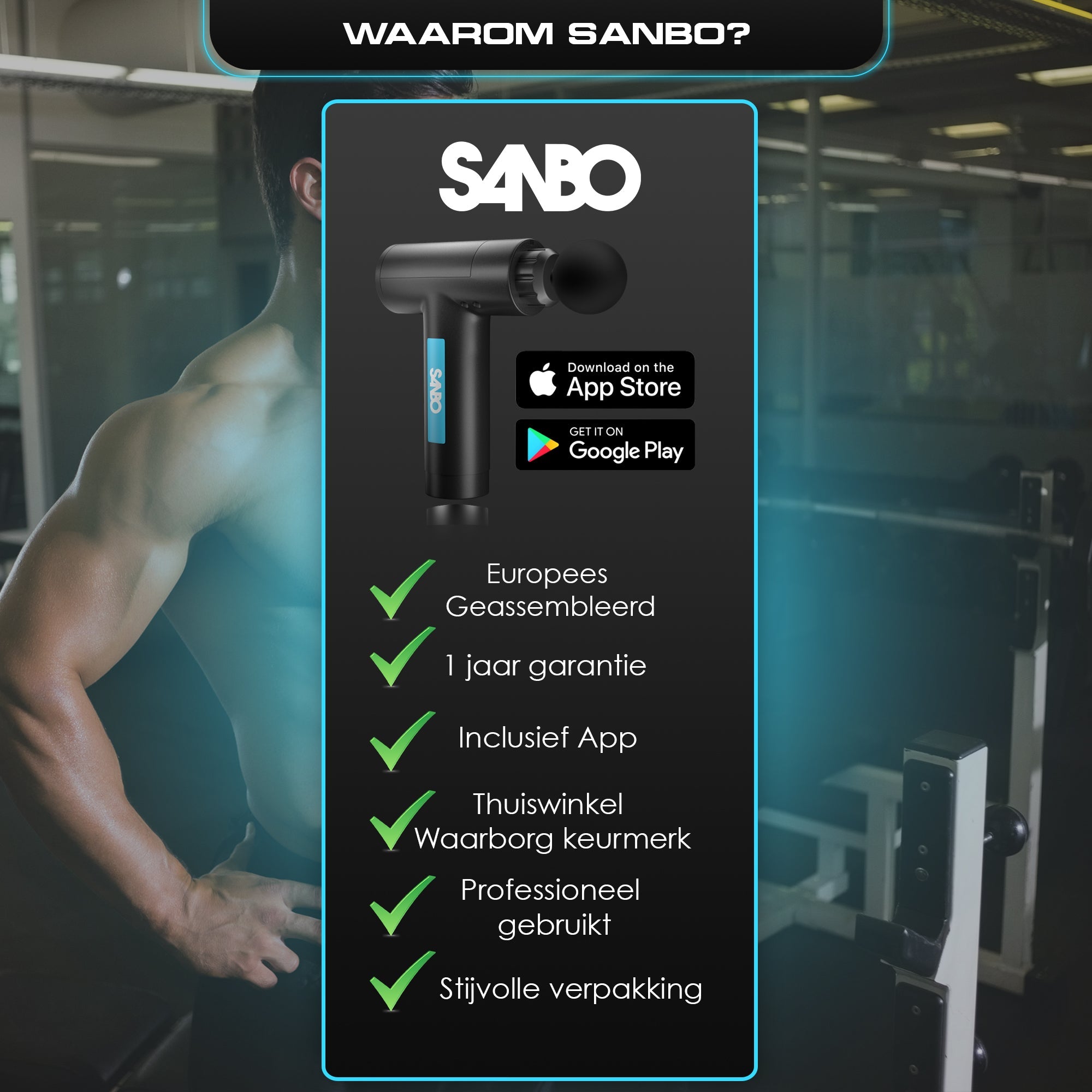 SANBO Massage Gun Prime - SANBO Sports