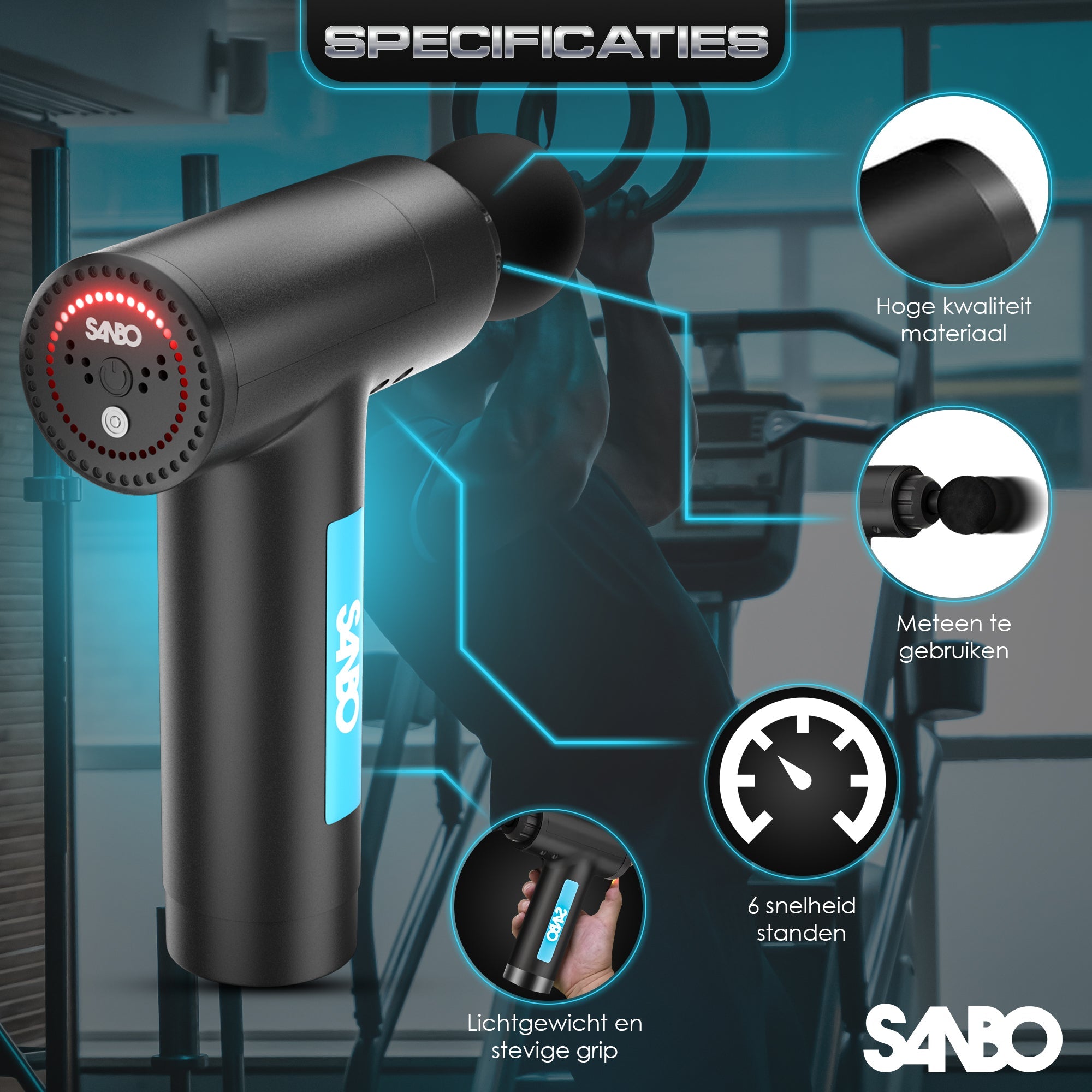 SANBO Massage Gun Prime - SANBO Sports