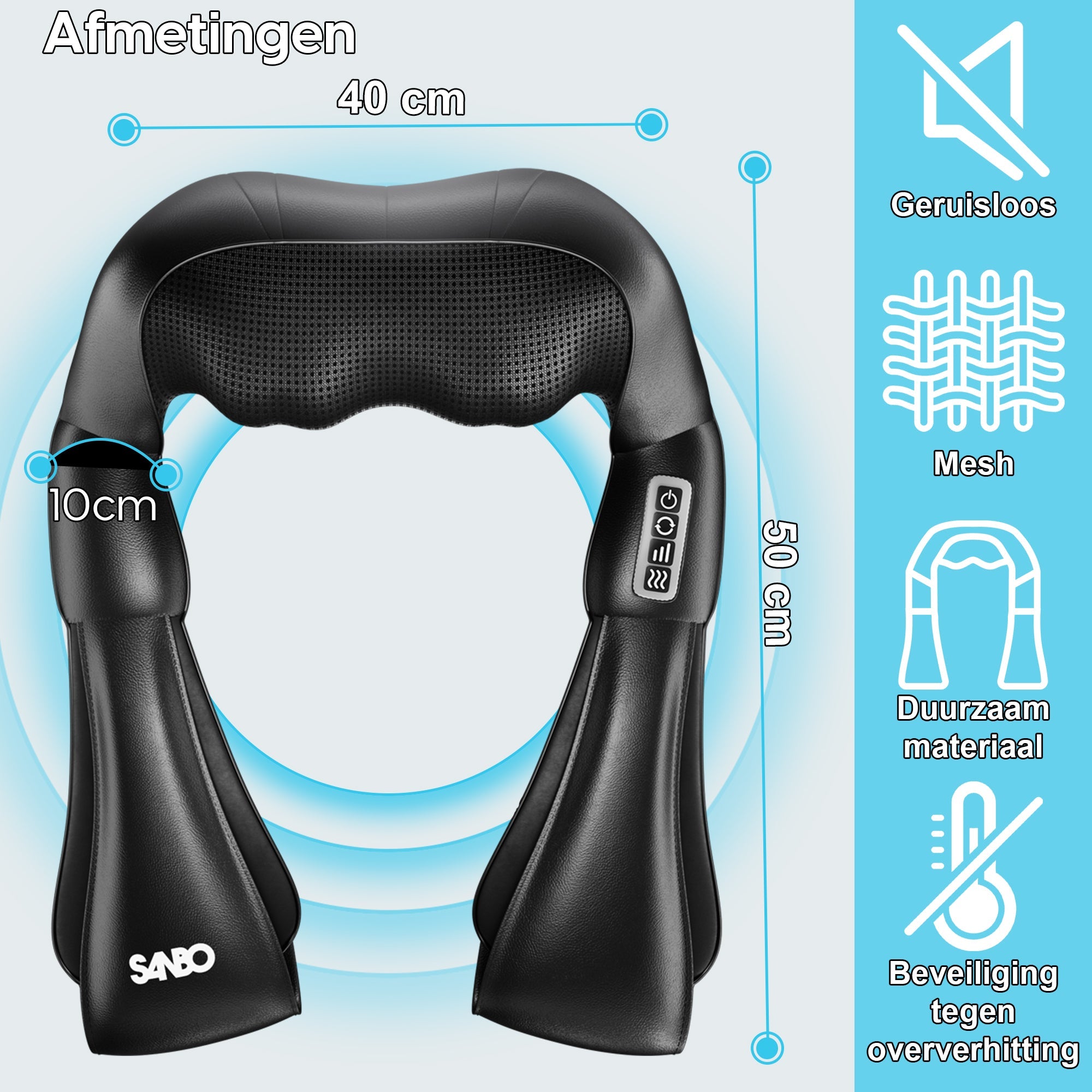 SANBO Shiatsu Nekmassage WL30 - SANBO Sports