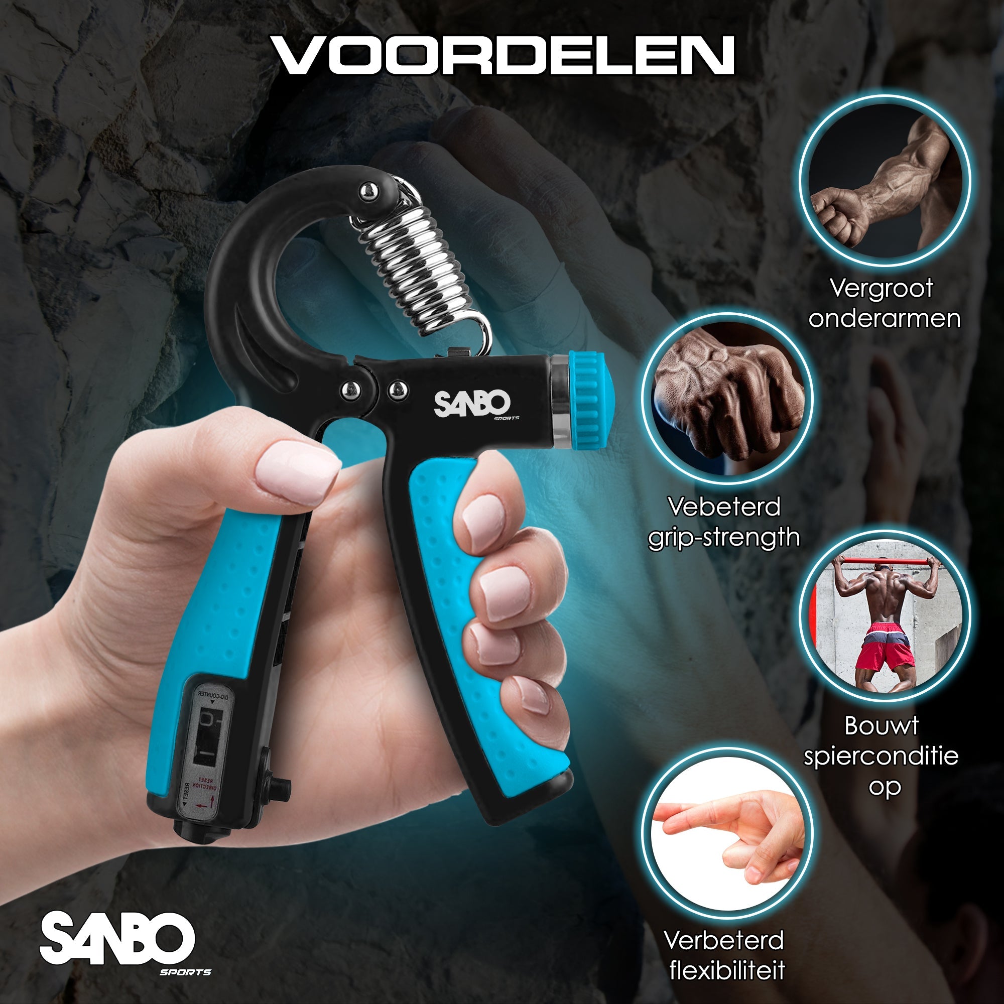 Sanbo Handtrainer Set - Incl. Onderarm Trainer - SANBO Sports