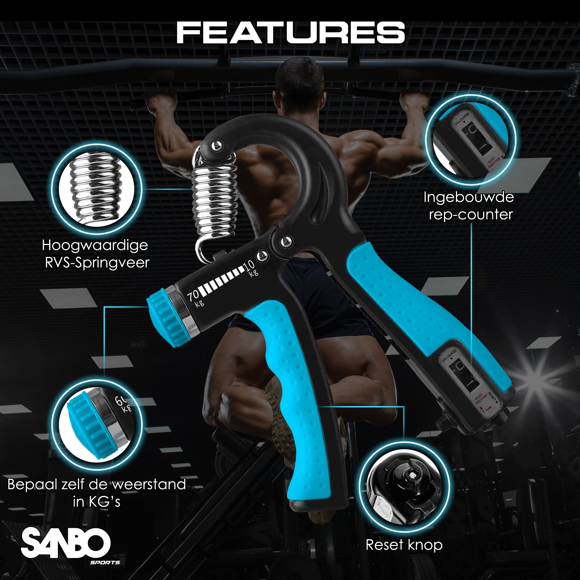 Sanbo Handtrainer Set - Incl. Onderarm Trainer - SANBO Sports