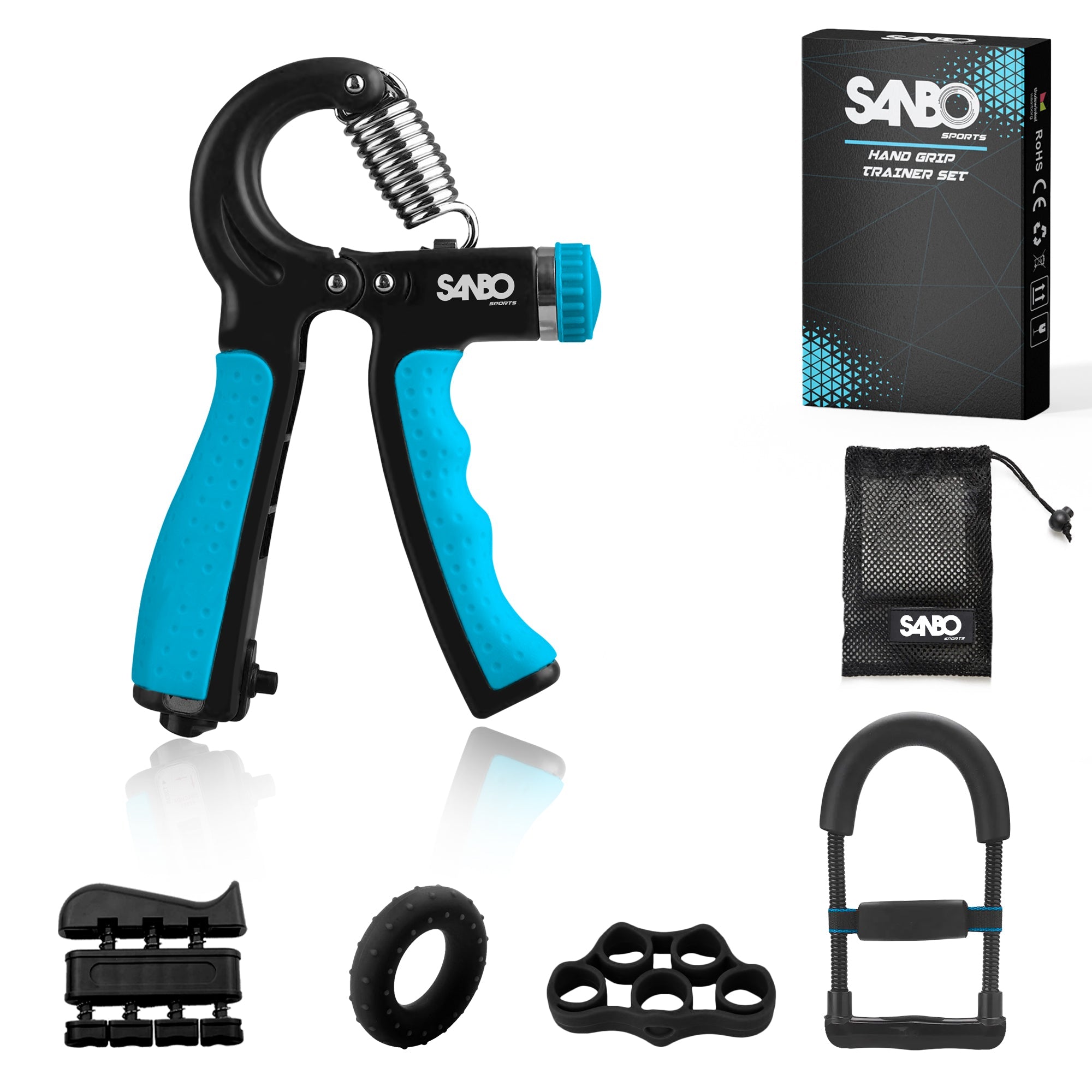 Sanbo Handtrainer Set - Incl. Onderarm Trainer - SANBO Sports