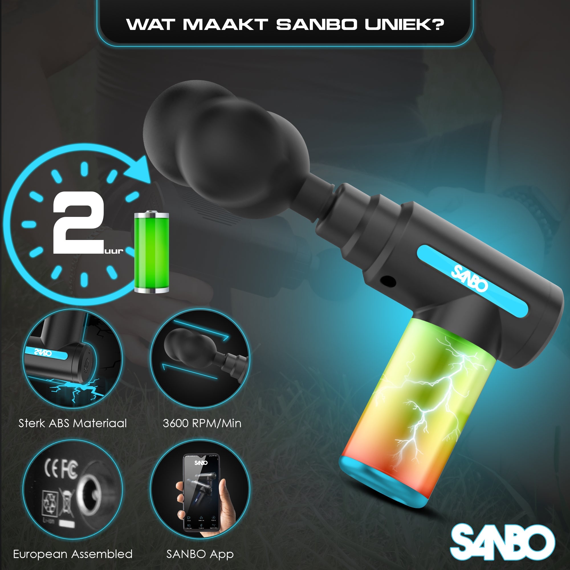 SANBO Massage Gun Mini - SANBO Sports