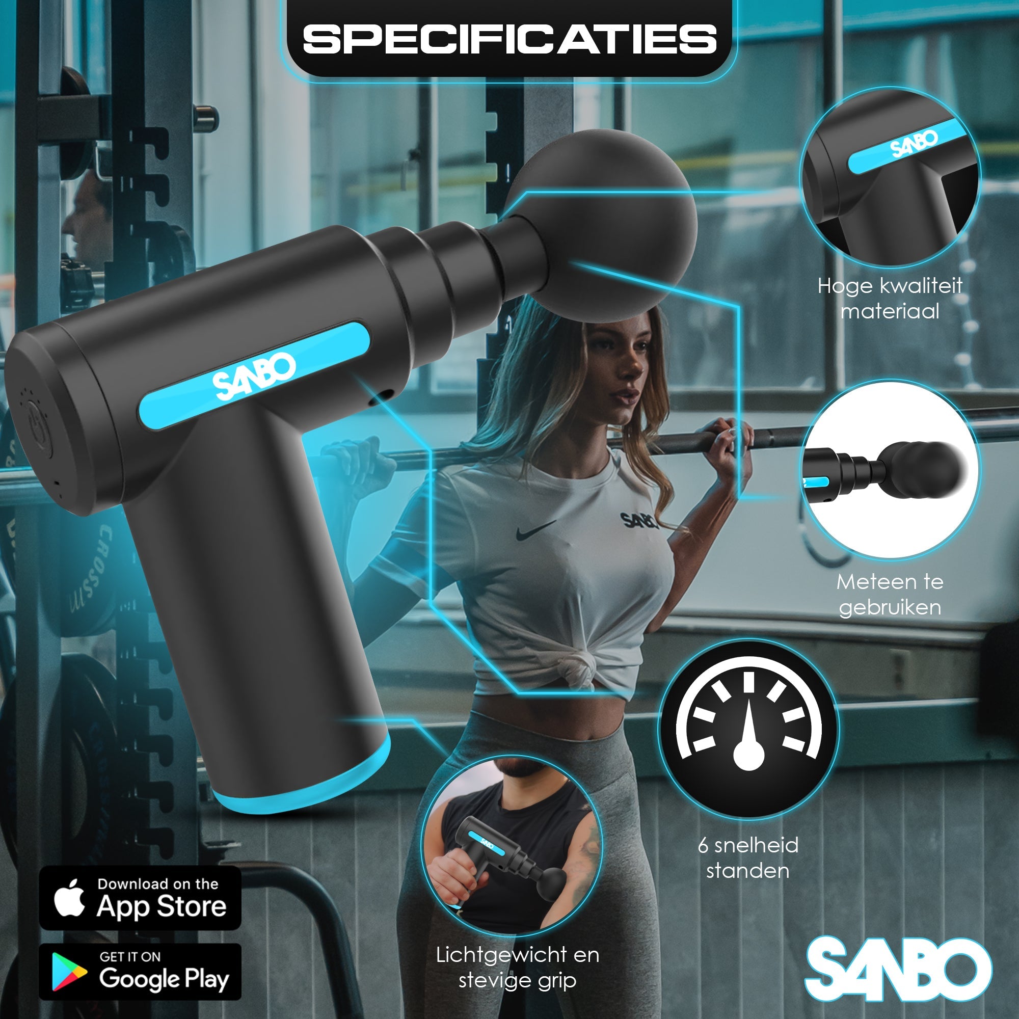 SANBO Massage Gun Mini - SANBO Sports