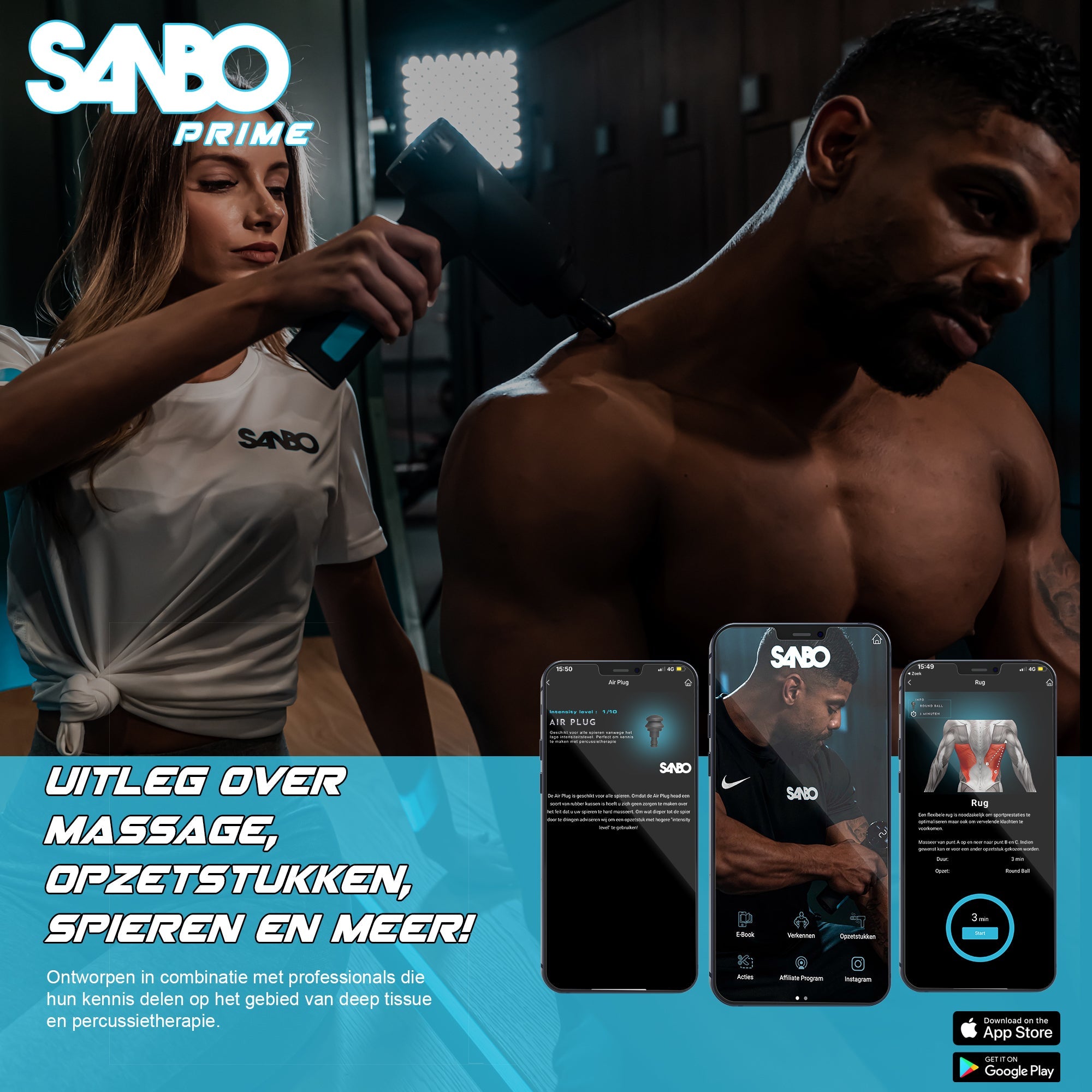 SANBO Massage Gun Prime - SANBO Sports