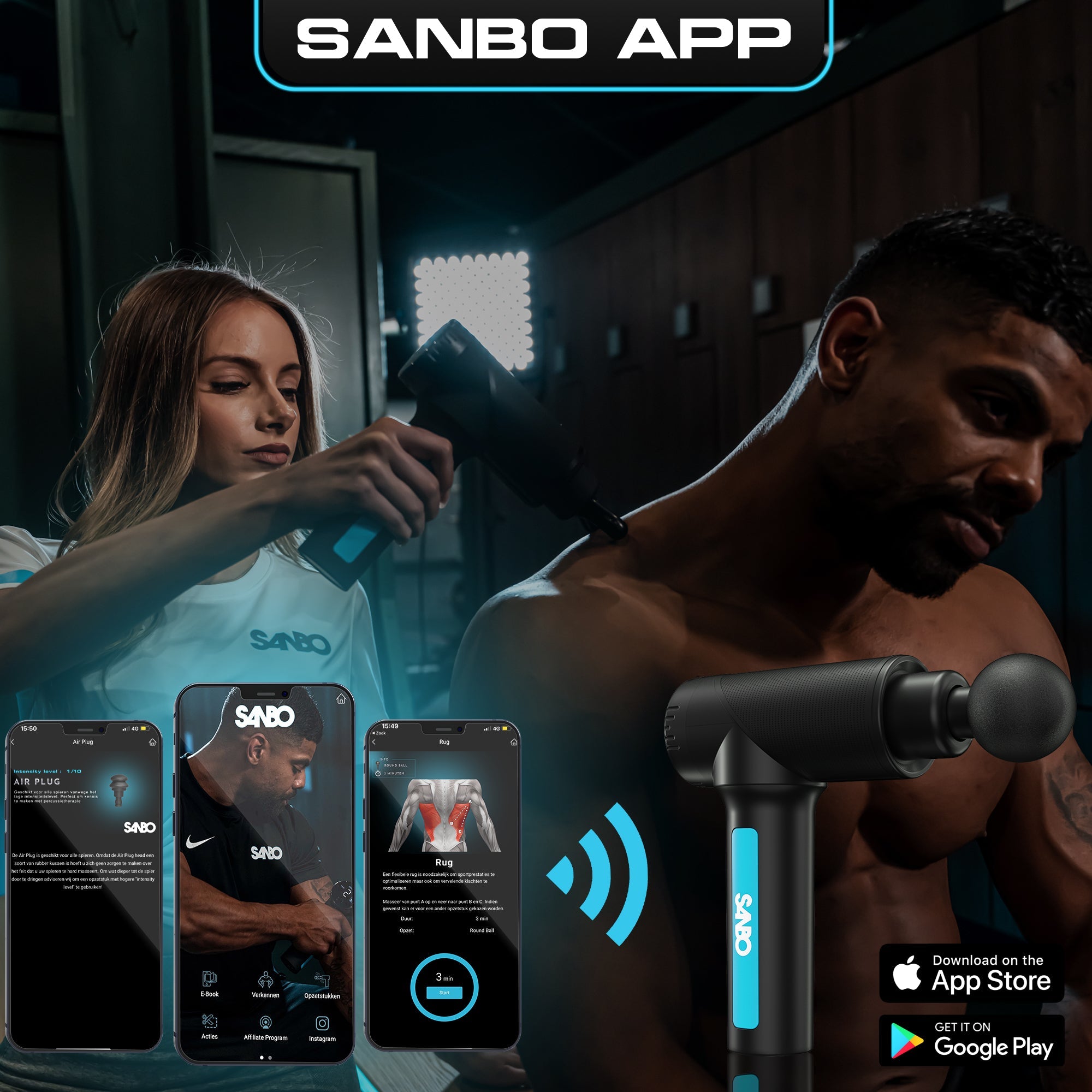 SANBO Massage Gun Pro - SANBO Sports